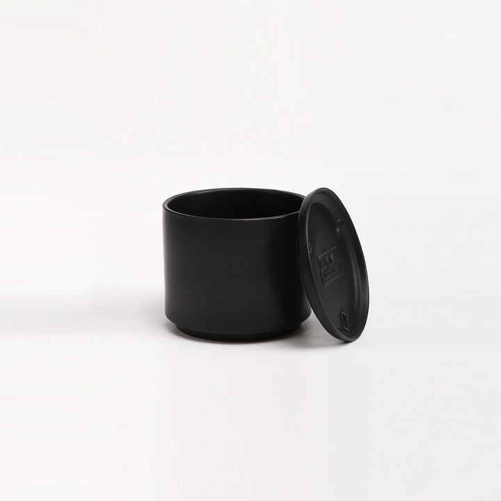 The Ceramic Cylinder Planter with Saucer, 2nd Generation