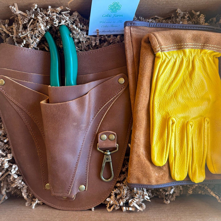 Rose Gardener Gift Box | Rose Gloves, Belt &amp; Pruners