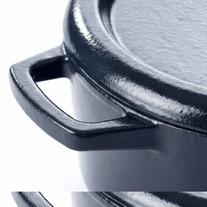 Enameled Cast Iron Round Dutch Oven, 5-Qt
