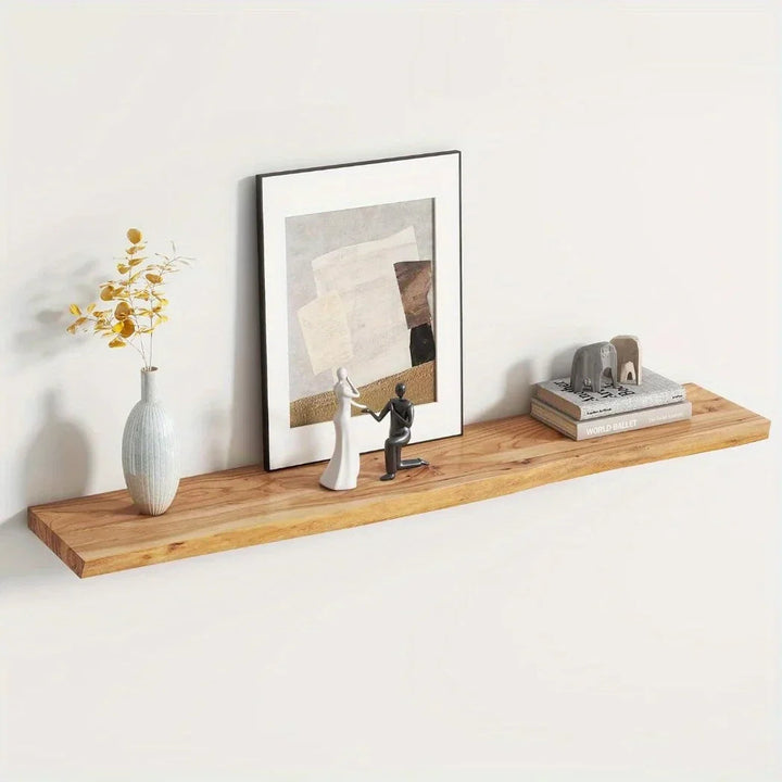 Shelves - Floating Natural Wood
