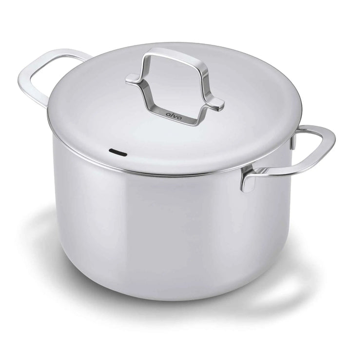 5-Ply Stainless Stock Pot with Lid, 7-Qt
