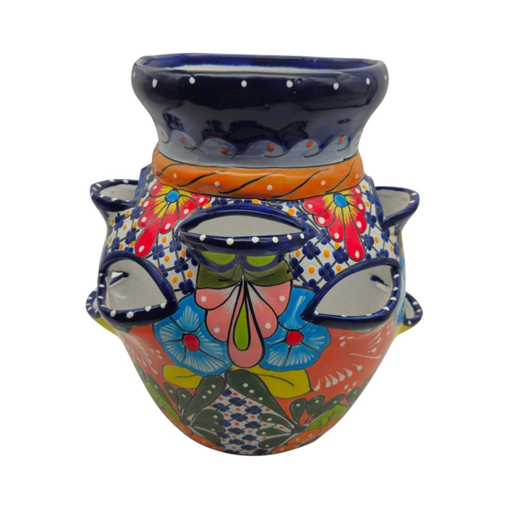 Talavera Strawberry Planter Pot | Hand-Painted Mexican Ceramic