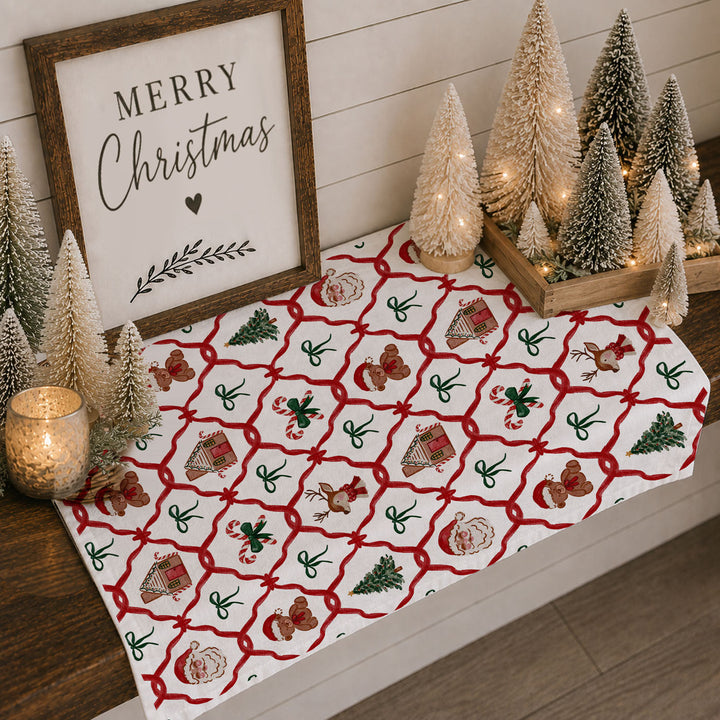 Vintage Christmas Variety Cotton Kitchen Tea Towel Holiday Decor Great Gift Idea