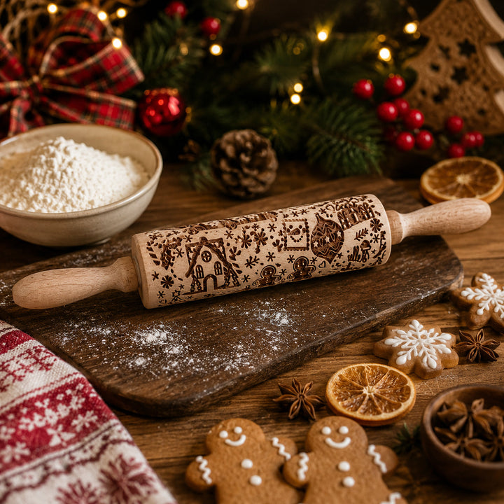 Christmas Rolling Pin Set | 10 Styles
