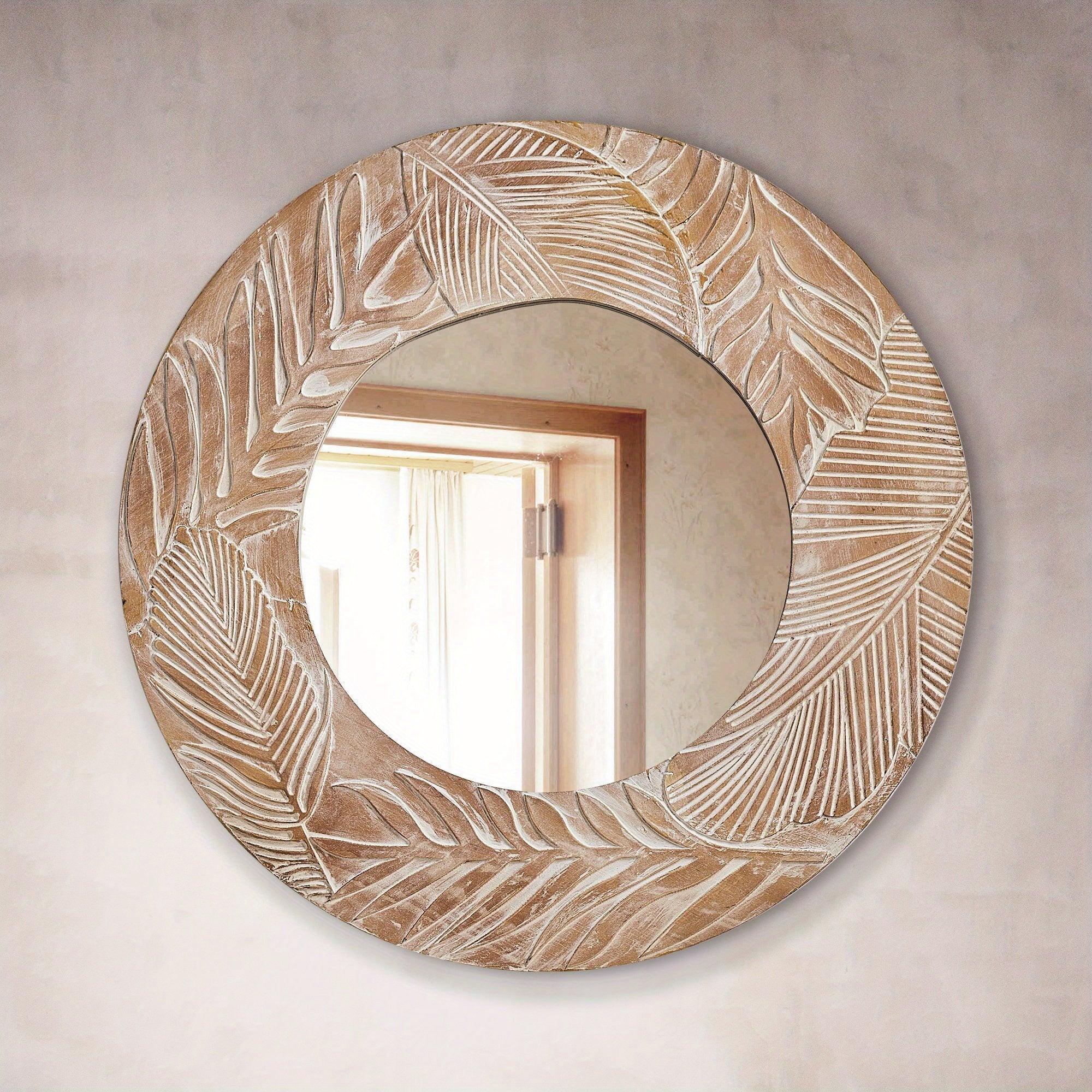 Vanity Mirror - Rustic Wood 28in