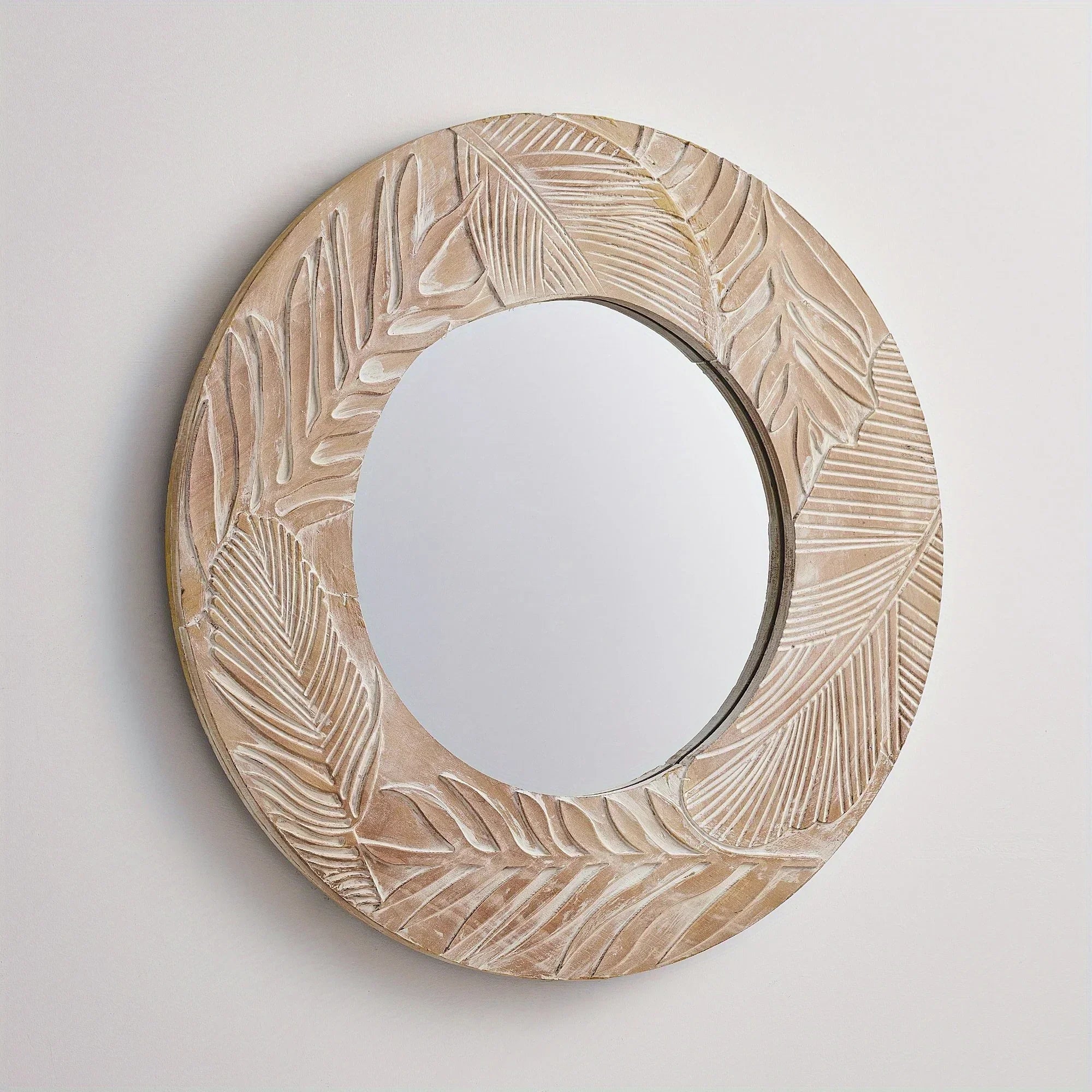Vanity Mirror - Rustic Wood 28in