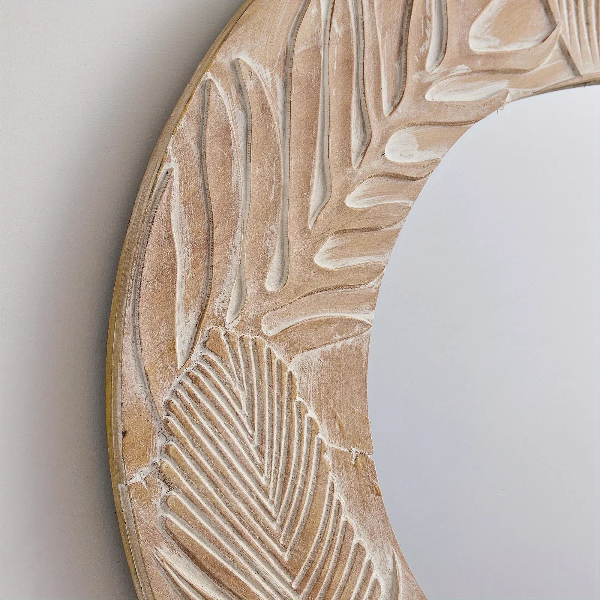 Vanity Mirror - Rustic Wood 28in