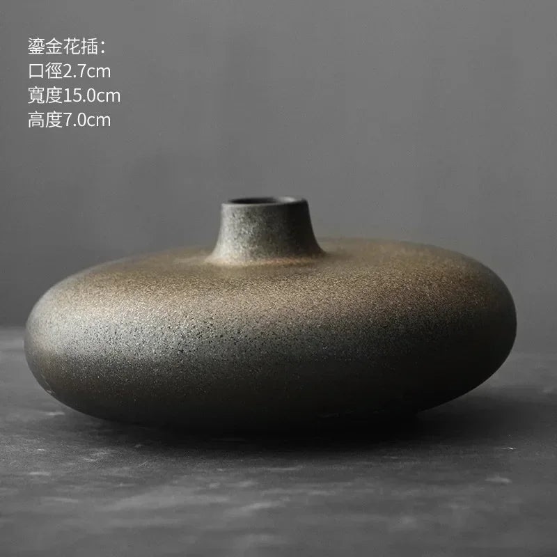 Vase - Decorative Terracotta Black