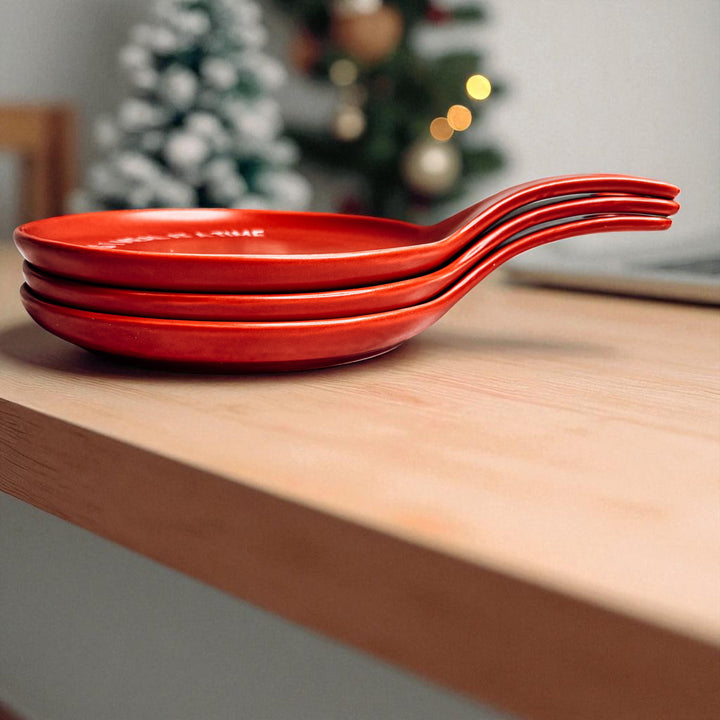 Surviving Christmas Porcelain Spoon Rest Funny Holiday Kitchen Cheeky Fun Gift