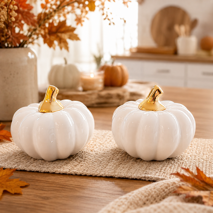 White Luxe Pumpkin