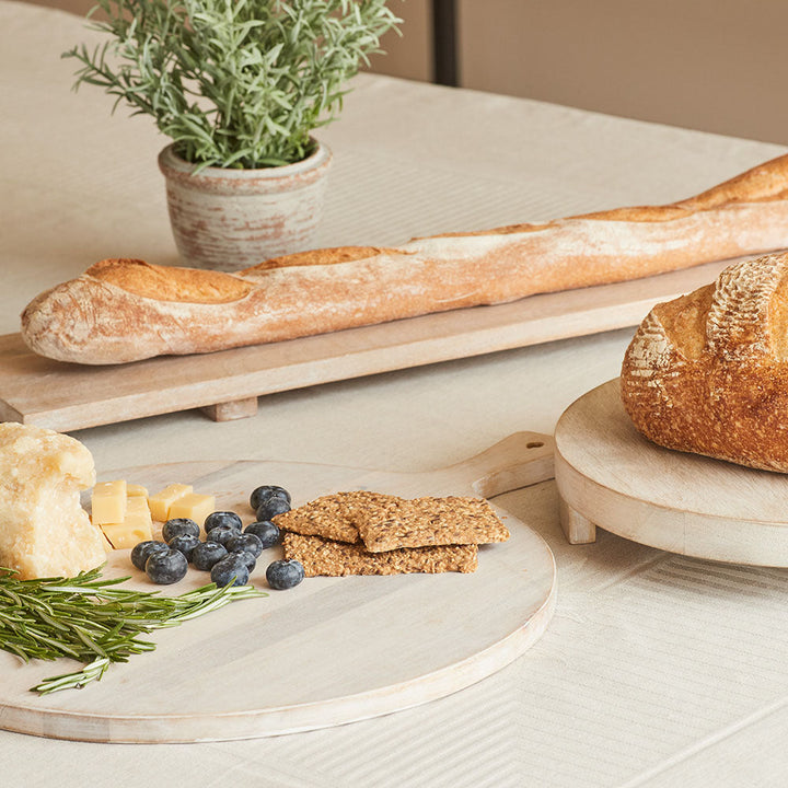 Charlotte Wood Round Serving Board