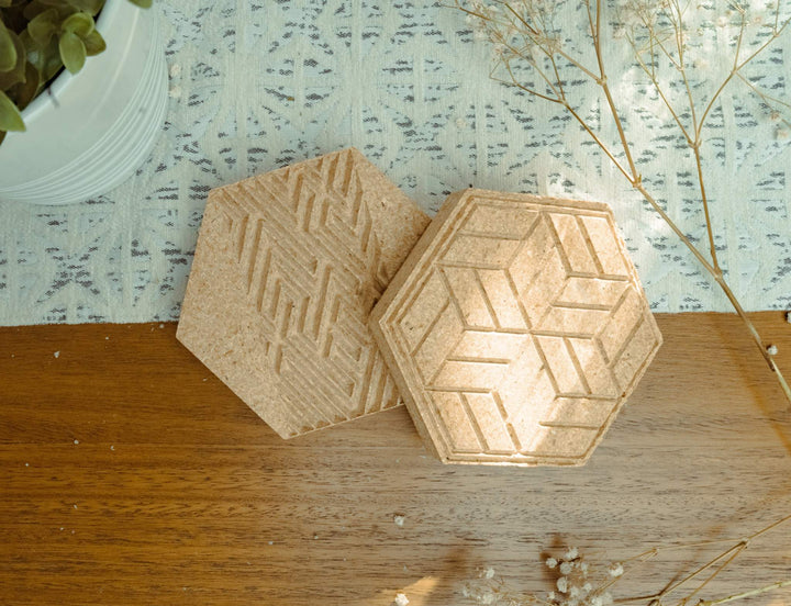 Handcrafted Coasters — Wood, Slate, Epoxy &amp; Marble &amp; Wood
