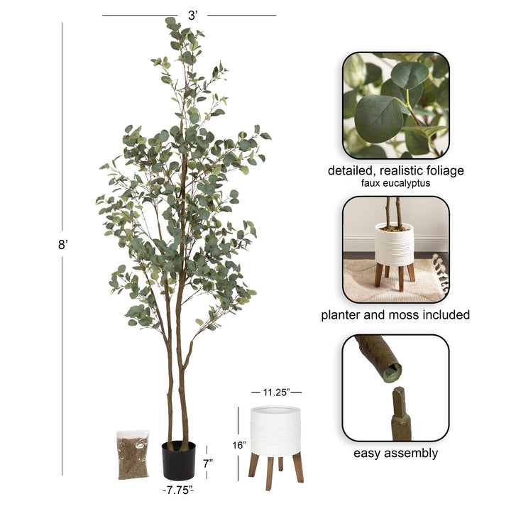 Eudora Faux Eucalyptus Tree